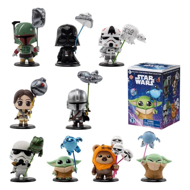 STAR WARS - Balloon Cosbi - Assort 8 Figurines BLIND BOX