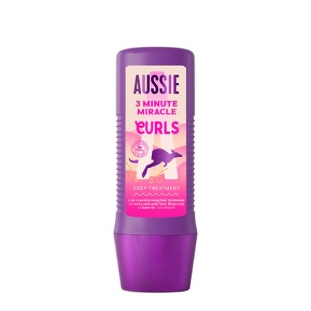 Aussie Bouncy Curls 3 Minute Miracle 225ml - Perfect For Enhancing Curls