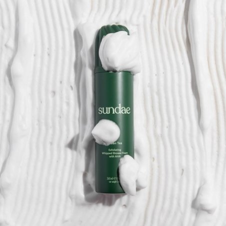 Exfoliating Whipped Shower Foam Green Tea Foaming Body Wash 8.9 Fl Oz 265ml