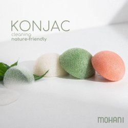 Mohani Konjac Facial Pads Effective Reusable Makeup Remover Pads
