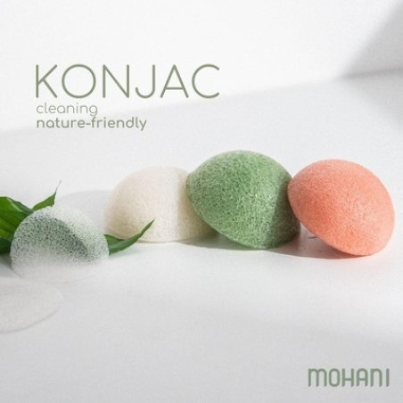 Mohani Konjac Facial Pads Effective Reusable Makeup Remover Pads
