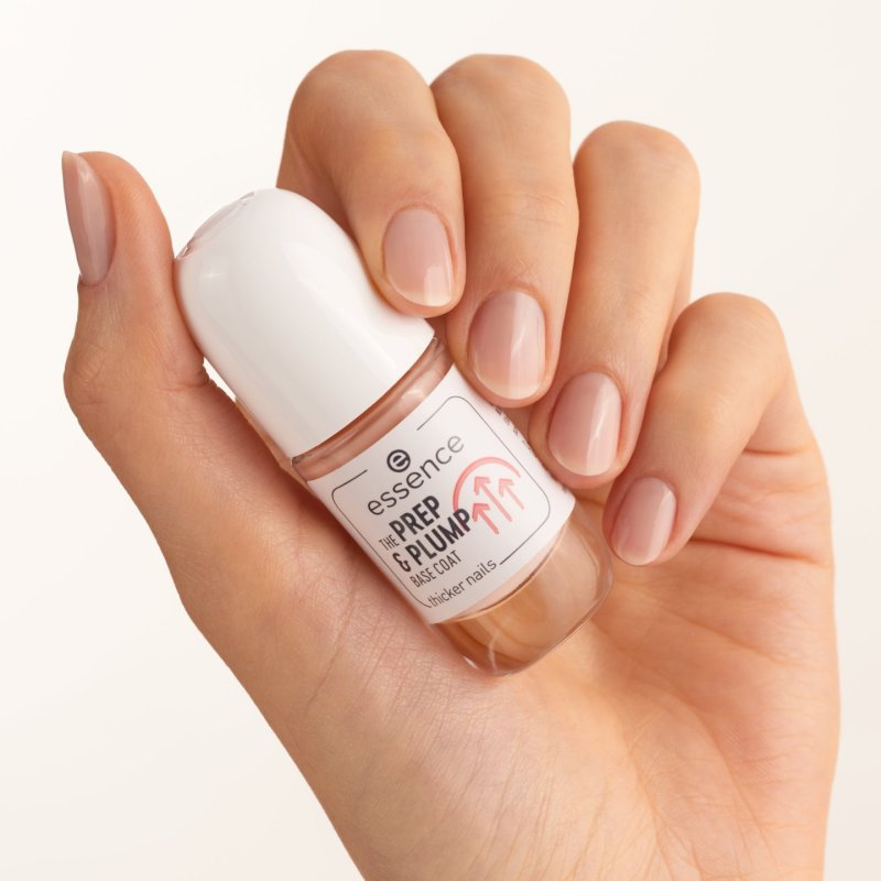 Essence THE PREP & PLUMP BASE COAT vernis à ongles de base 8 ml Neutre