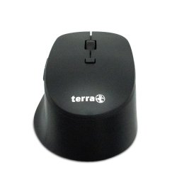 TERRA Mouse 4000 Wireless Silent USB black 6-Tasten Maus, für Rechtshänder