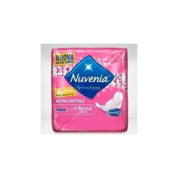 Nuvenia Normal Sanitary Pads with SecureFit Ultra Thin and Wings 14 Pads