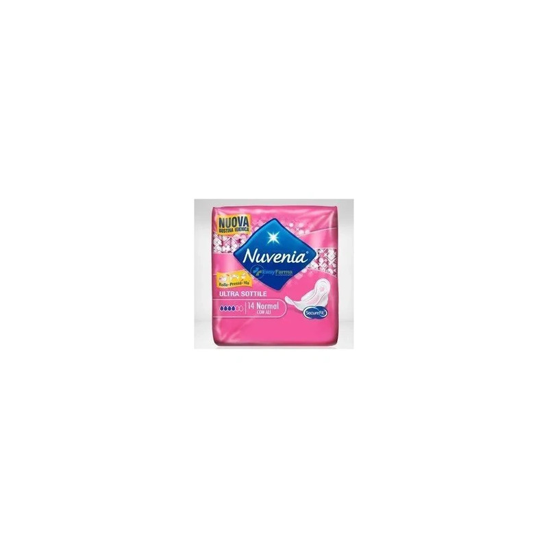 Nuvenia Normal Sanitary Pads with SecureFit Ultra Thin and Wings 14 Pads