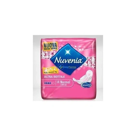 Nuvenia Normal Sanitary Pads with SecureFit Ultra Thin and Wings 14 Pads