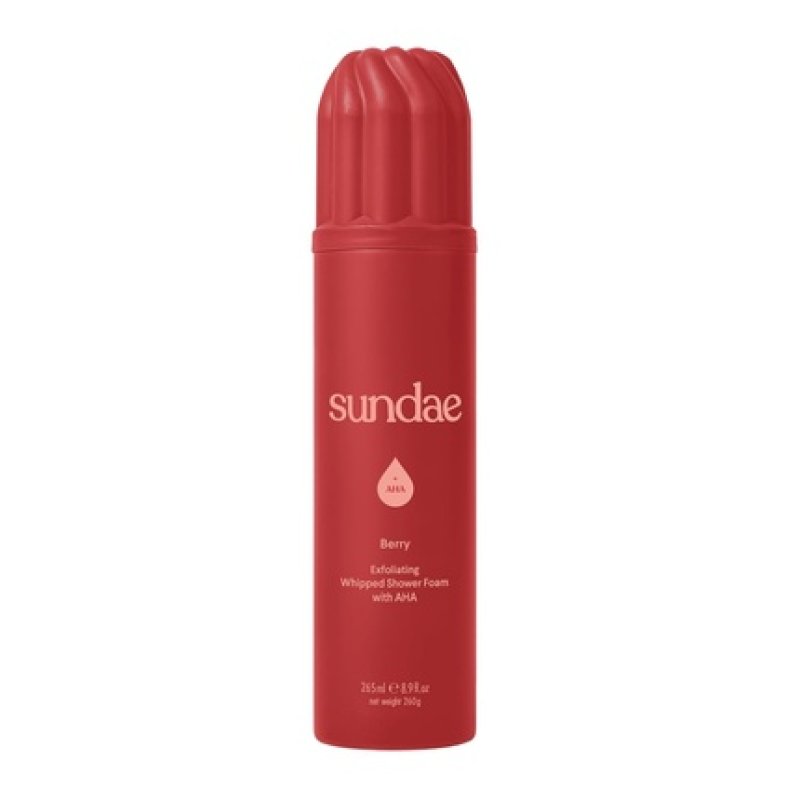 Exfoliating Whipped Shower Foam Berry Foaming Body Wash 8.9 Fl Oz 265ml