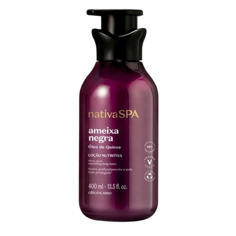 Boticario Nativa Spa Black Plum Moisturizing Lotion 400ml