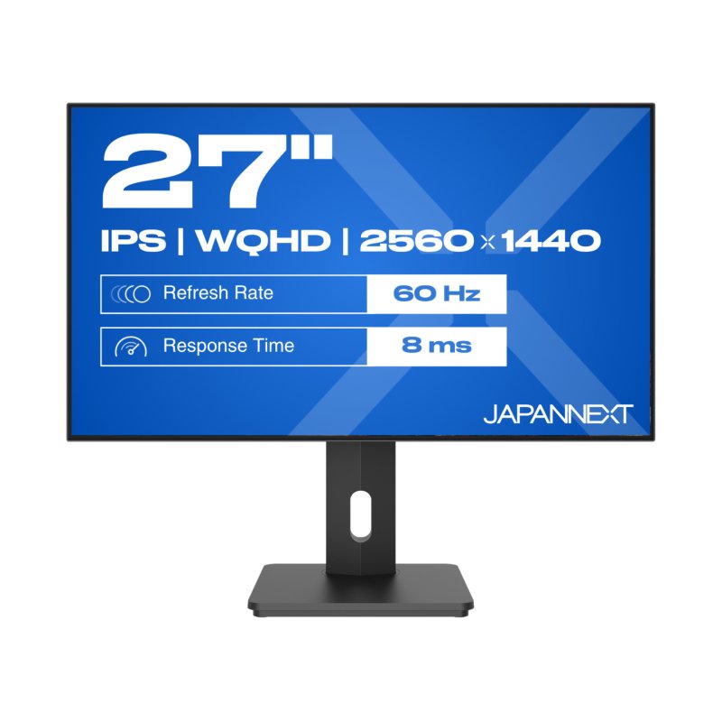 JAPANNEXT JN-27IPS4FLWQHDR-HSP computer monitor 68.6 cm (27") 2560 x 1440 pixels Wide Quad HD LCD Black