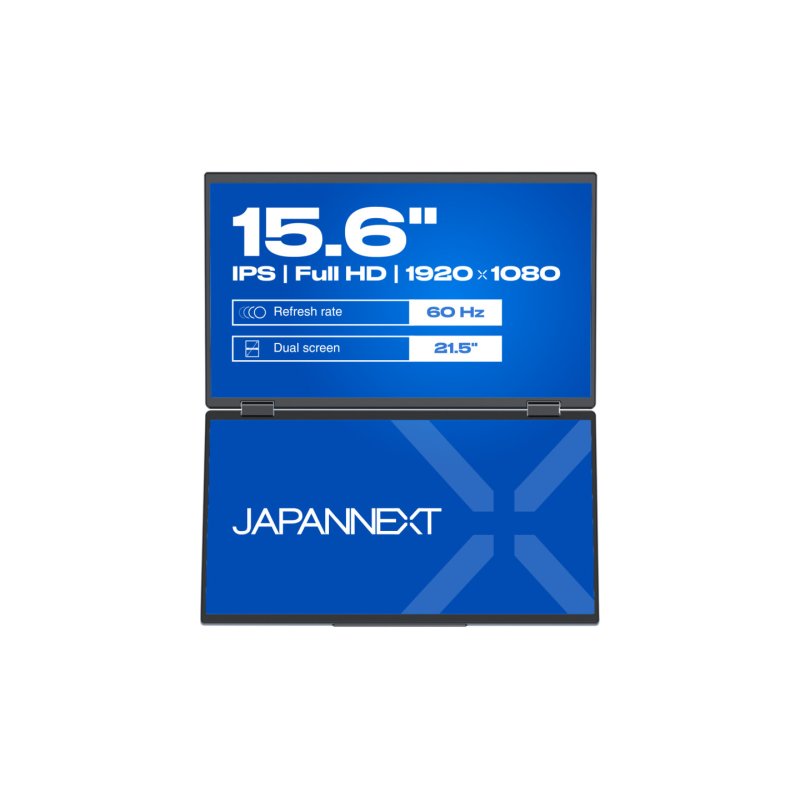 JAPANNEXT JN-DMD-IPS156F écran plat de PC 39,6 cm (15.6") 1920 x 1080 pixels Full HD LCD Noir
