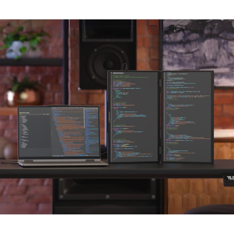 JAPANNEXT JN-DMD-IPS156F computer monitor 39.6 cm (15.6") 1920 x 1080 pixels Full HD LCD Black