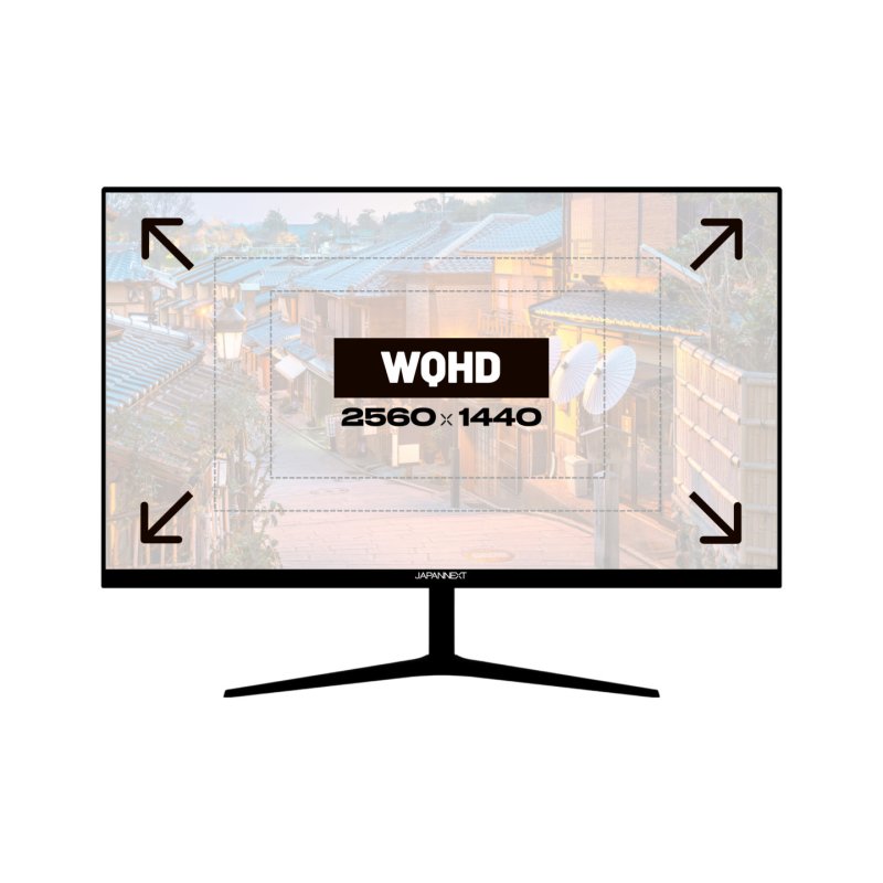 JAPANNEXT JN-IPS27WQHDR-C65W - Ecran LED 27 - WQHD (2560x1440) à 75Hz - IPS