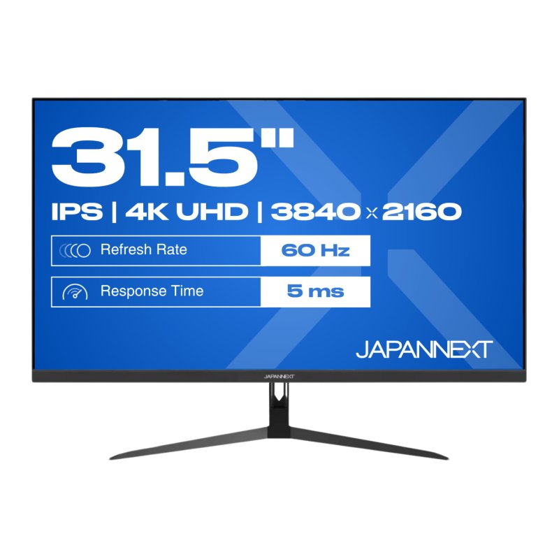 JAPANNEXT JN-IPS315UHDR - Ecran LED 31,5 - 4K UHD (3840x2160) à 60Hz - IPS -
