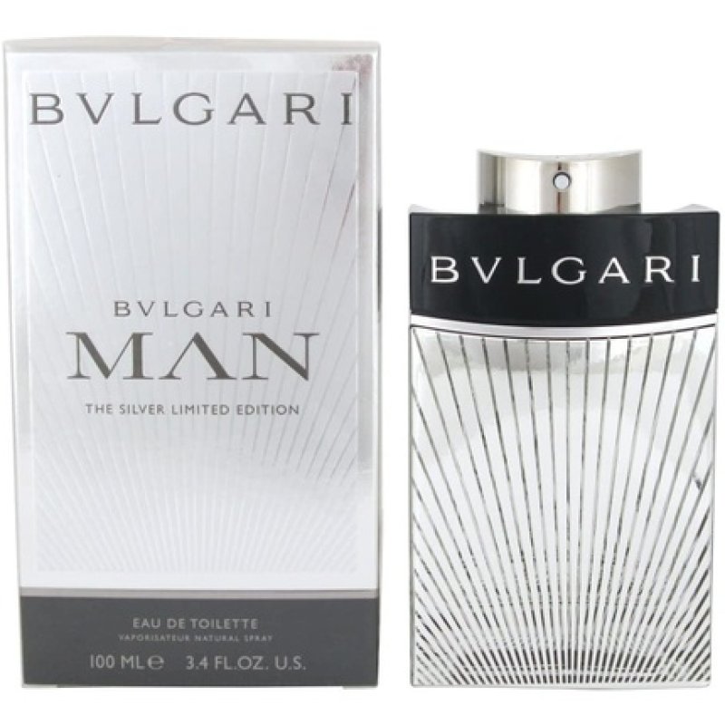 Bulgari Man Eau De Toilette Vapo Silver 100ml
