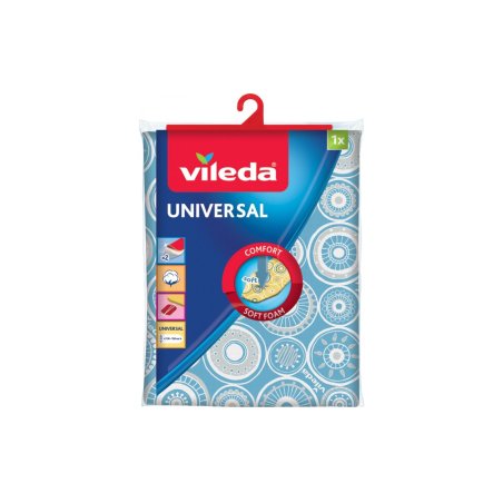 Vileda 4023103116368 ironing board cover Ironing board padded top cover Cotton Blue, White