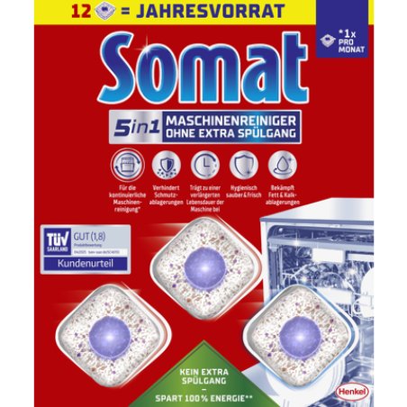 Somat 5in1 Machine Cleaner Tablets