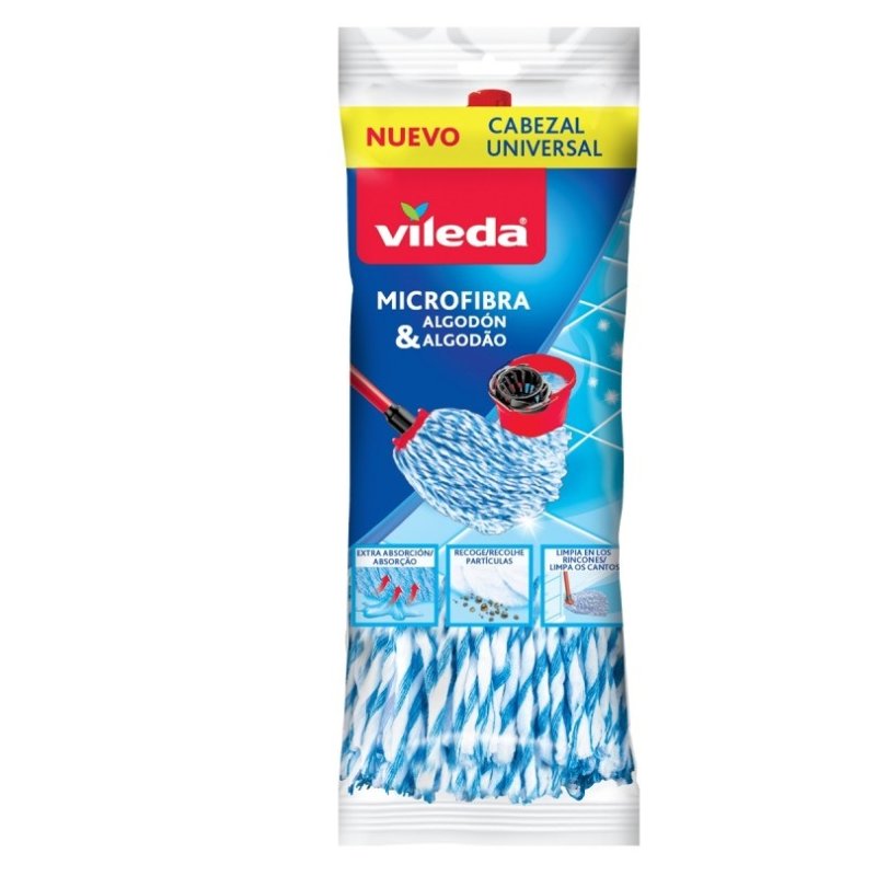 Vileda Cleaning Mop - Microfiber / Cotton