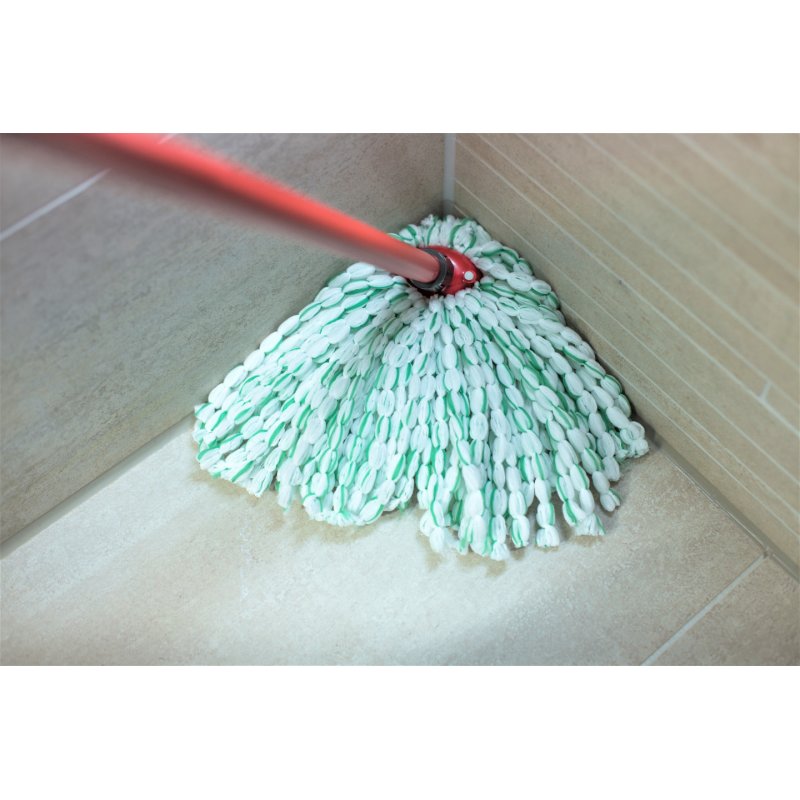 Vileda 159808 Microfibre Clean SuperMop Bow Green One Size White/Green