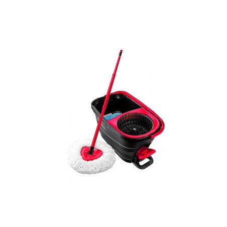 Vileda Turbo Smart mopping system/bucket Single tank Black, Red