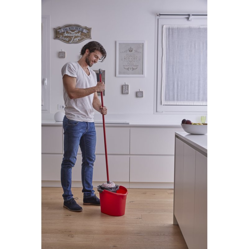 Vileda SuperMocio Microfibre & Power Mop Head Multicoloured 7x14x40 cm