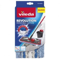 Vileda Revolution Replacement Microfiber And Cotton