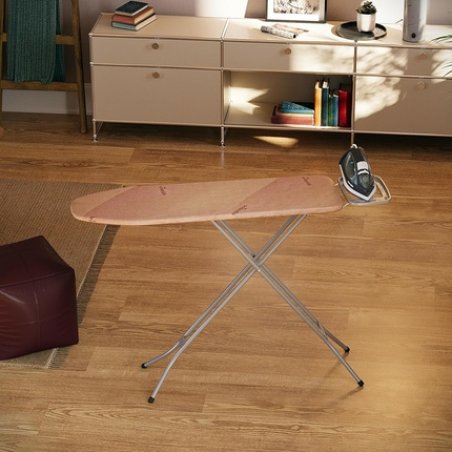 Vileda Leo Ironing Board with Ironing Rest and Heat-Resistant Inserts