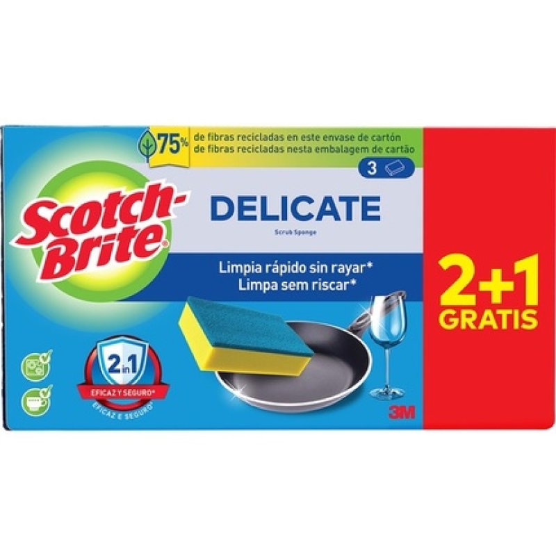 Scotchbrite Blue Sponge Mop 2 Units 1 Free Unit