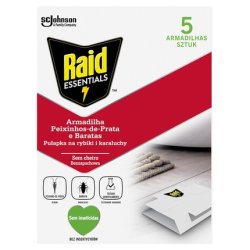 Raid Led Trap For Silverfish And Cockroaches Pack Of 5 Units