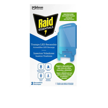 Raid Led Insect Trap Light With 2 Refills