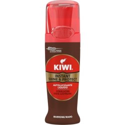 KIWI Shine Shoe Care Wax Cream with Self-Applicator Brown Standard Colorless