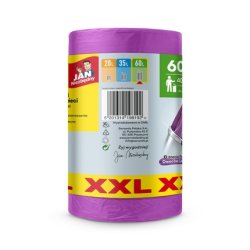 Jan N Grosik Hd Garbage Bags With Handles 60l Forest Fruit Scent 40 Pieces Xxl