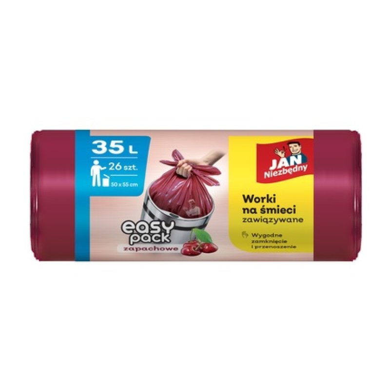 Jan N Grosik Hd Easypack Cherry Garbage Bags 35l 26 Pieces