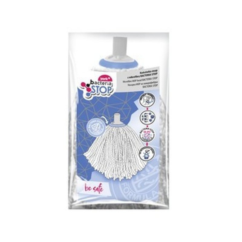 York Microfiber Mop Tip Bacteria Stop