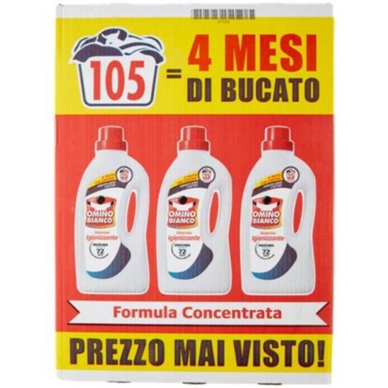 Omino Bianco Washing Machine Sanitizer 3 X 35 Washes