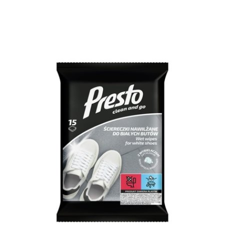 Harper Presto Cleaning Wipes For White Shoes 15 Pieces