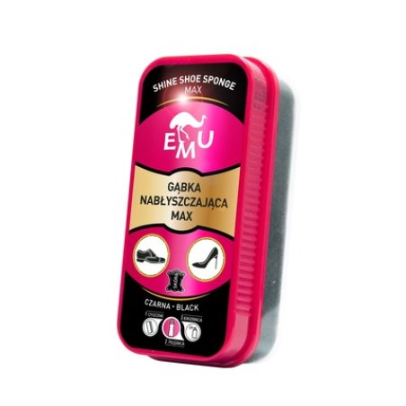 Vaco Emu Shoe Polishing Sponge Max Black