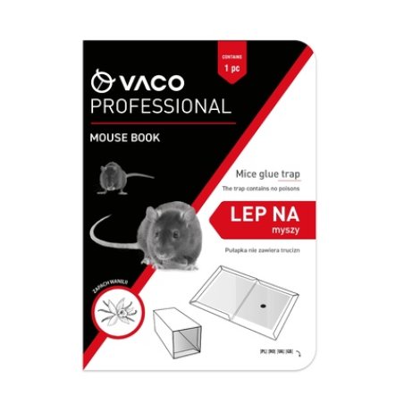 Vaco Professional Mousebook Mouse Trap Vanilla Scent 1 Piece