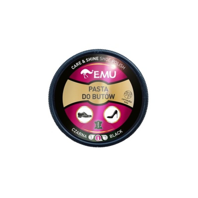 Vaco Emu Shoe Paste Black 50ml