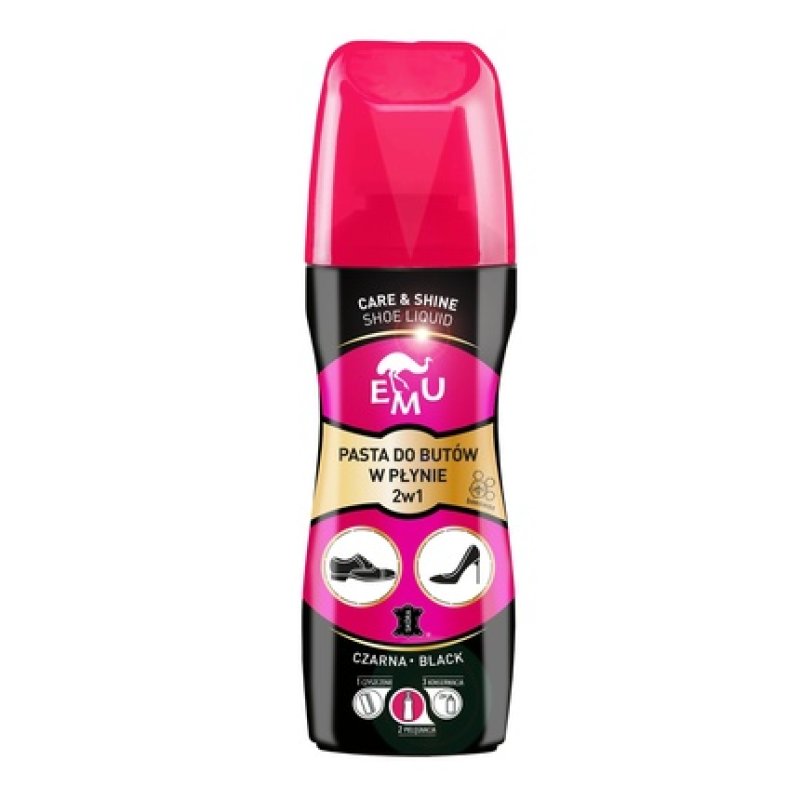 Vaco Emu Paste In Liquid For Shoes Black 75ml