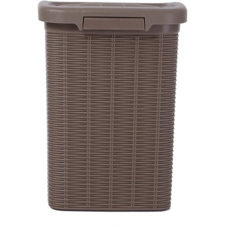 Stefanplast Elegance Bathroom Dustbin Dove Grey 20.5 x 20.5 x 28 cm