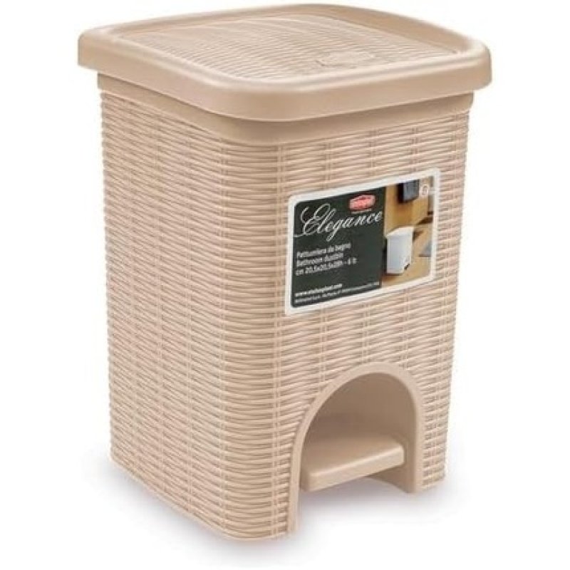Stefanplast Elegance Mini Trash Can with Pedal 6L