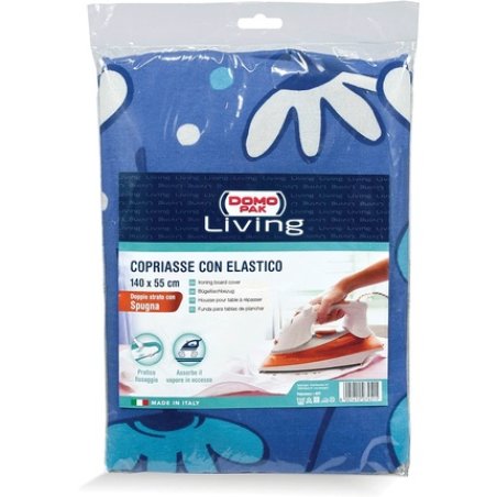 Domopak Living 8001410074515 Ironing Board Cover Poly Cotton Multicolor 55x140x0.5cm