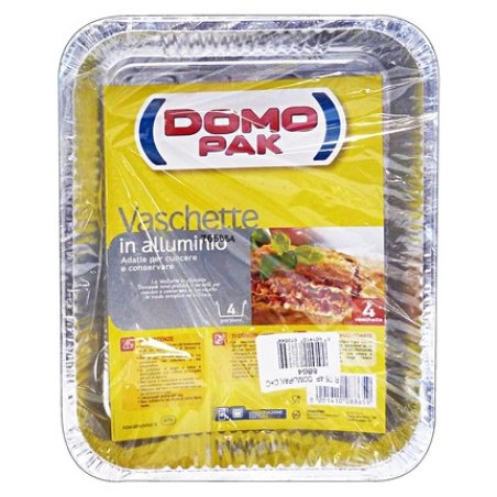 Cont.Allum.4 Porz.Domopak S/Cop.* 4 Pz