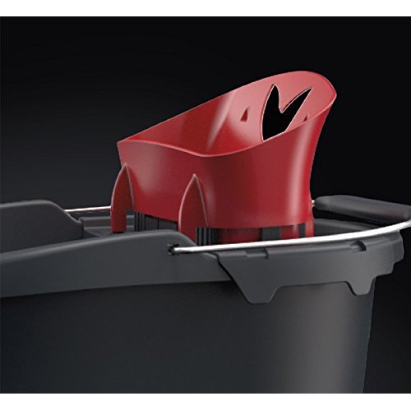 Vileda SuperMocio Revolution Sistema mopping system/bucket Single tank Black, Red, White