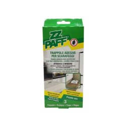 Zz Paff Adhesive Traps X 3 Cockroaches