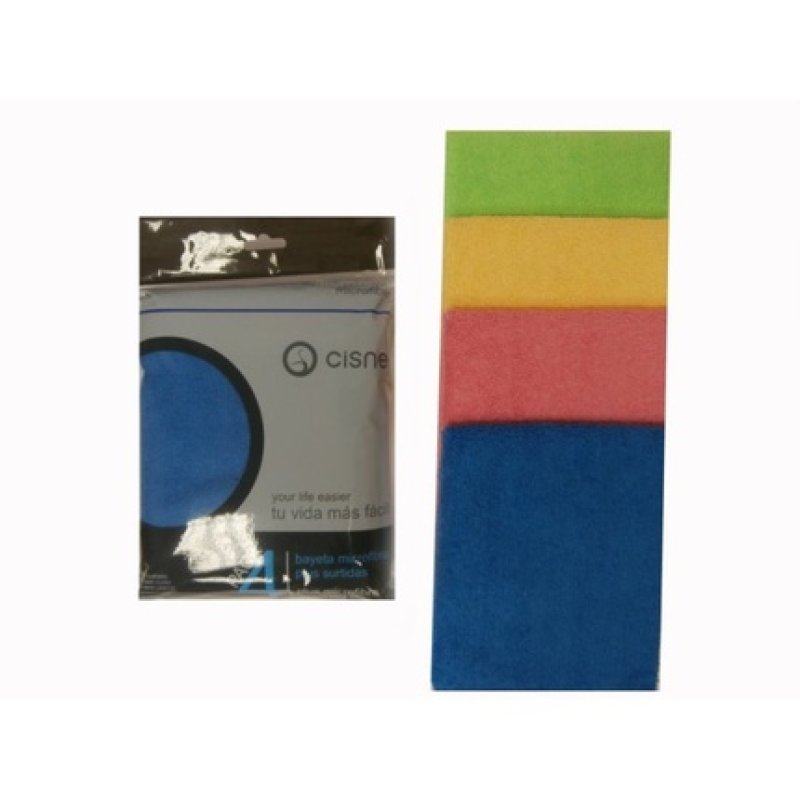 Cisne Microfiber Cleaning Cloth 4 Pieces