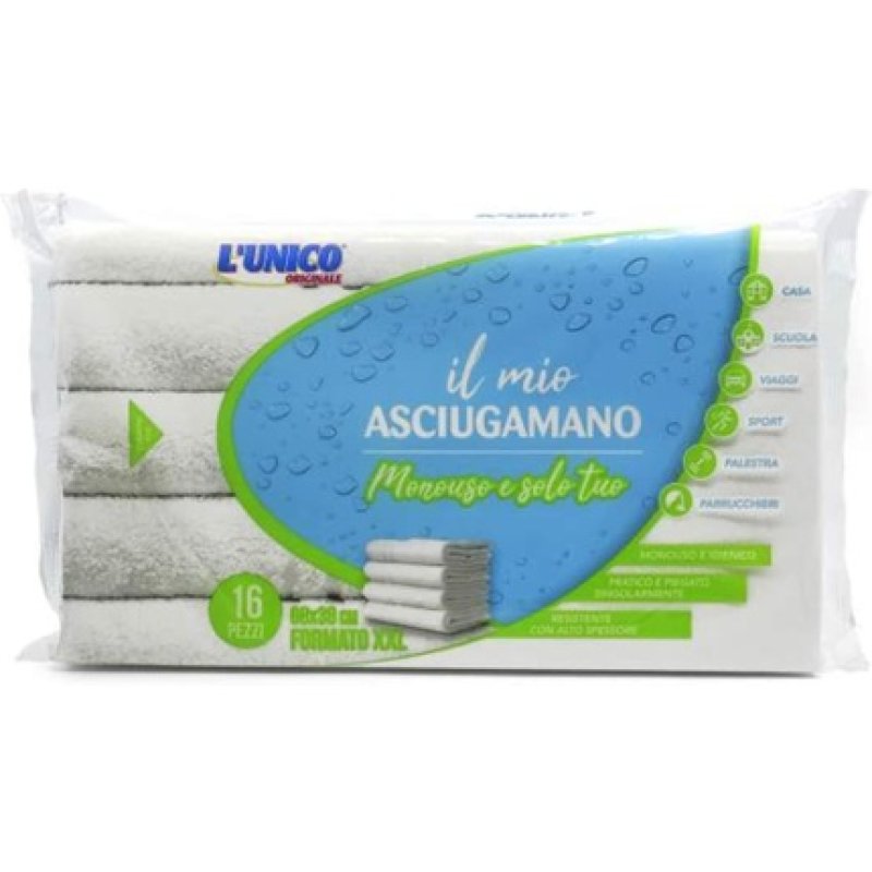 Montrasio Disposable Towel 68x38 - Pack of 16