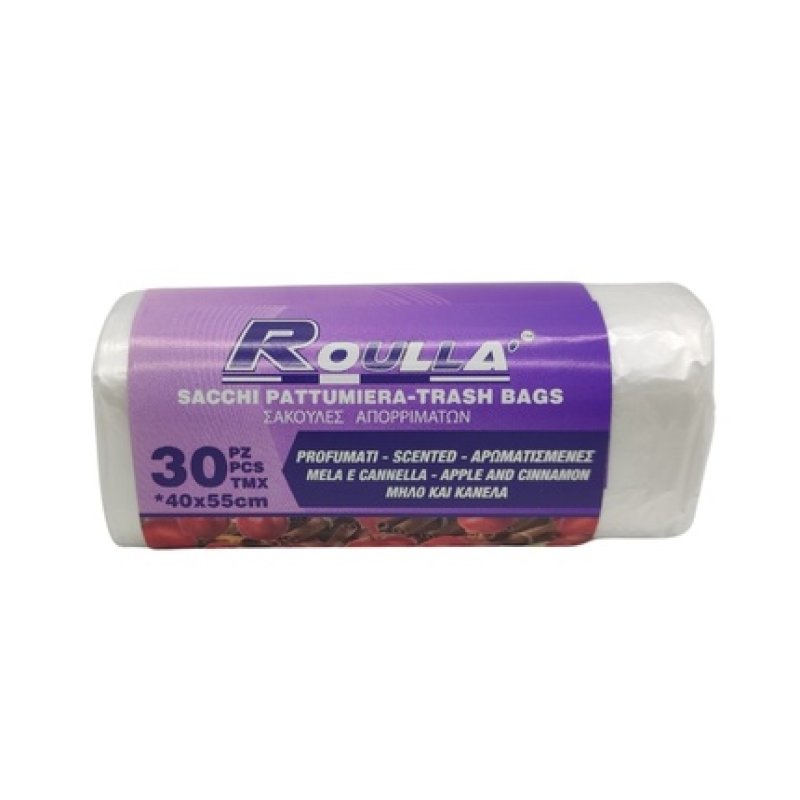 Roull Scented Bags 40 X 55 Apple And Cinnamon 30 Pieces