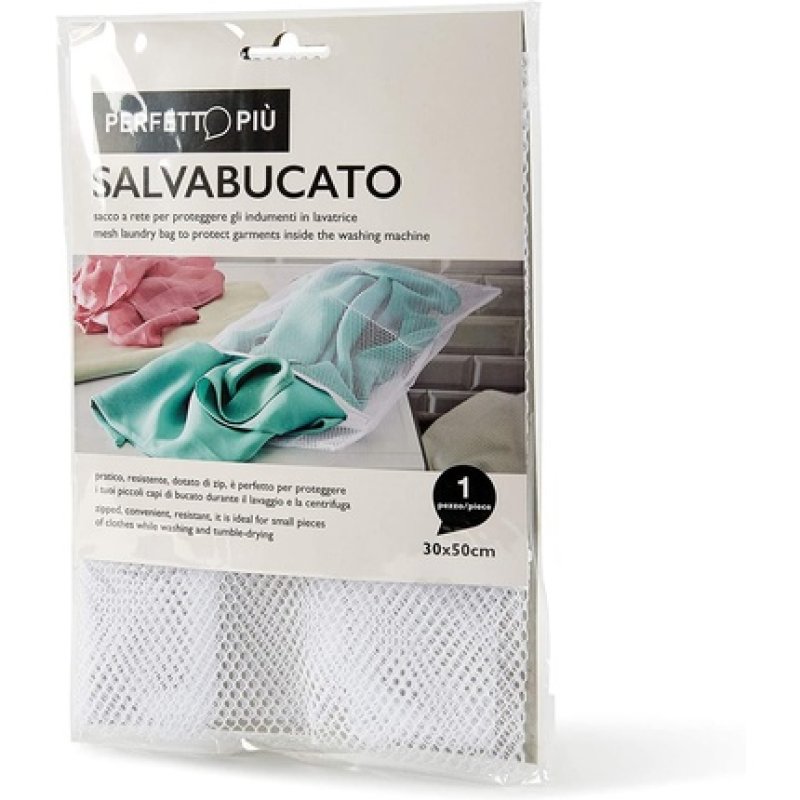 Perfetto Più 0364d Laundry Bag, White, 30 X 50 Cm