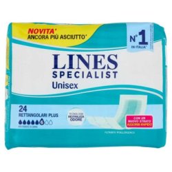 Lines Specialist Plus Rectangular Absorbents Pack Of 22
